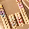 Eco-friendly bamboo tableware set, household portable restaurant tableware, table items, simple and practical tableware set Application Scenario